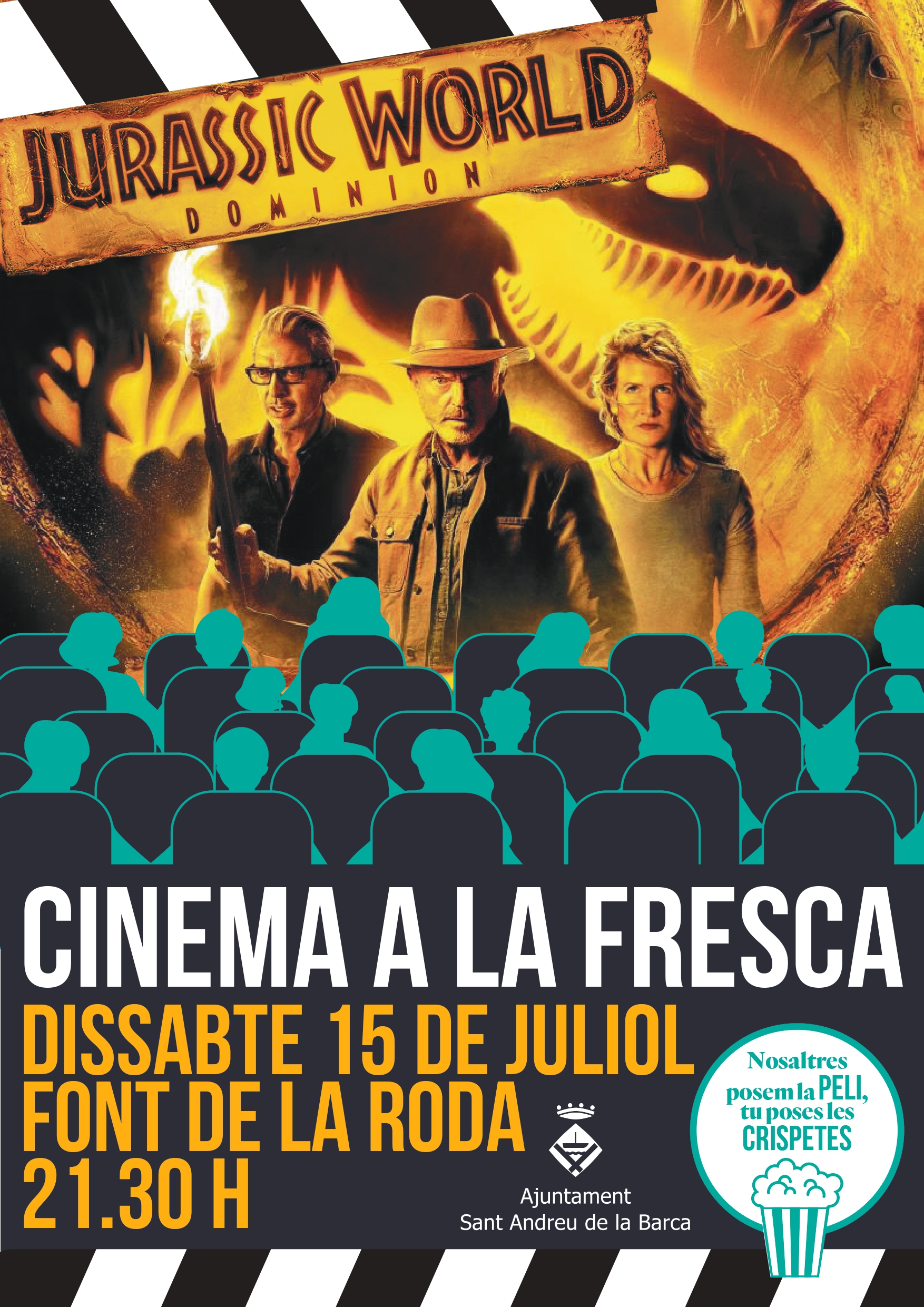 Jurassic World: Dominion serà la pel·lícula d’aquest dissabte al Cinema a la Fresca